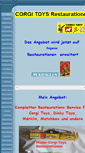 Mobile Screenshot of mister-corgi-toys.de