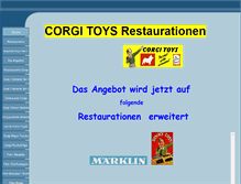 Tablet Screenshot of mister-corgi-toys.de